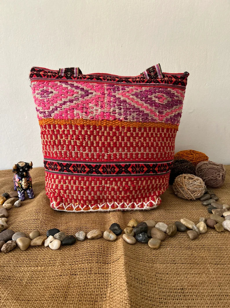 Woven vintage purse