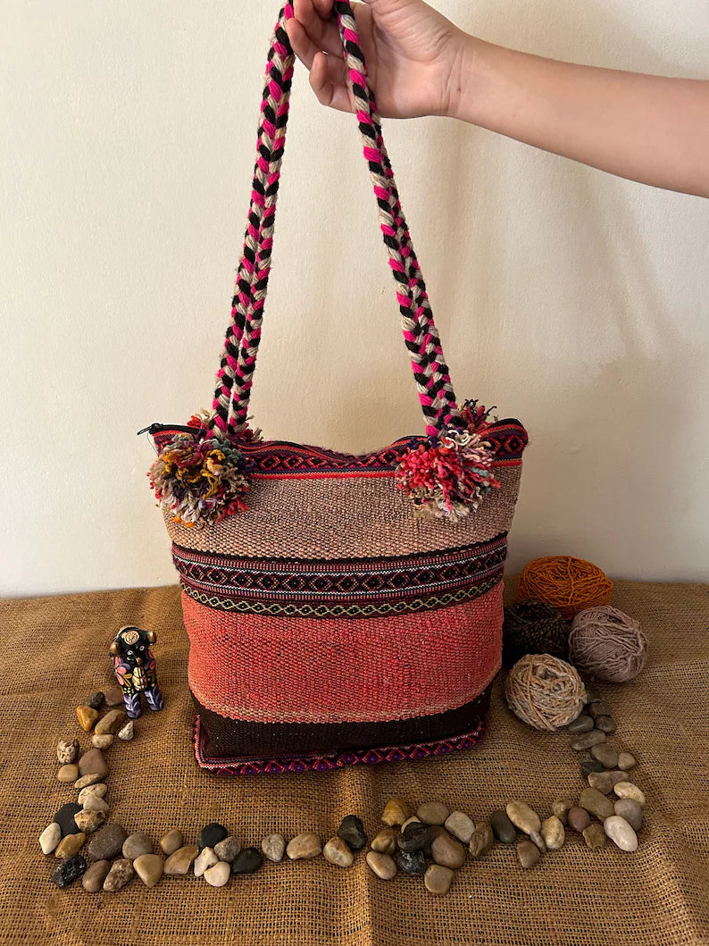 Peruvian blanket bag