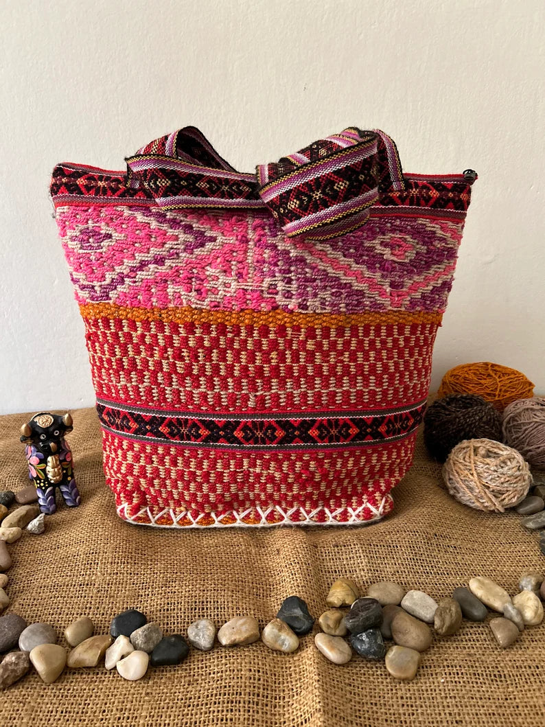 Woven vintage purse