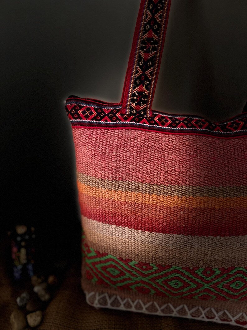 Peruvian blanket purse