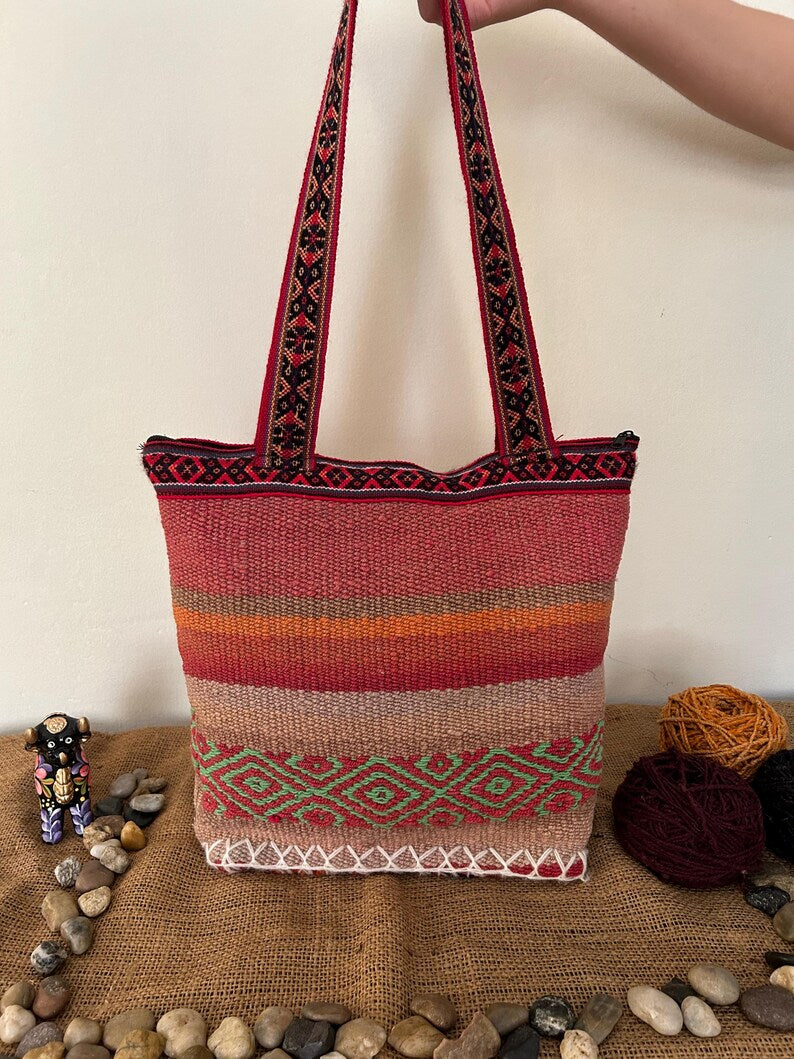 Peruvian blanket purse