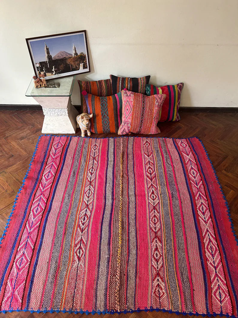 K'AKLLATULL - Peruvian Rug - Blanket