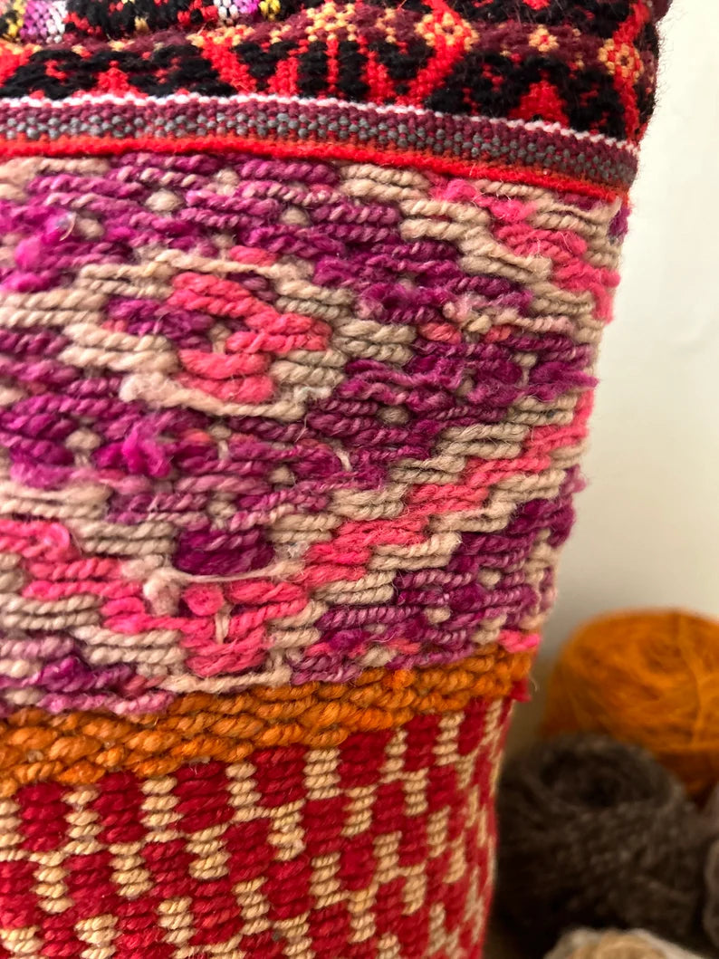 Woven vintage purse