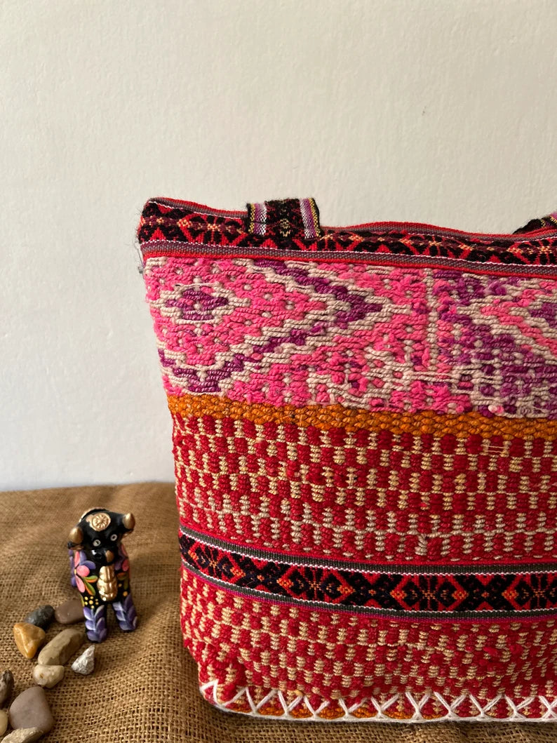 Woven vintage purse
