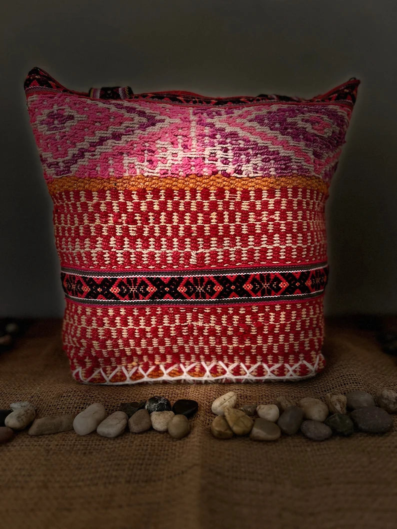 Woven vintage purse