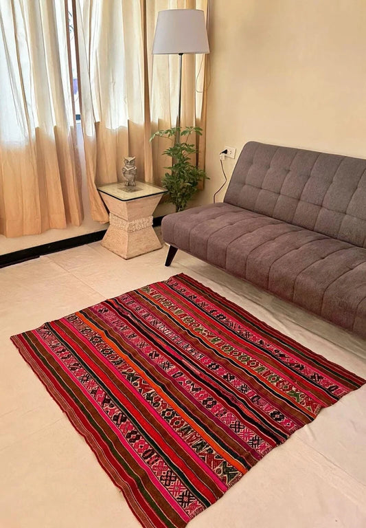 TEQSI MUYU - Peruvian Rug - Blanket
