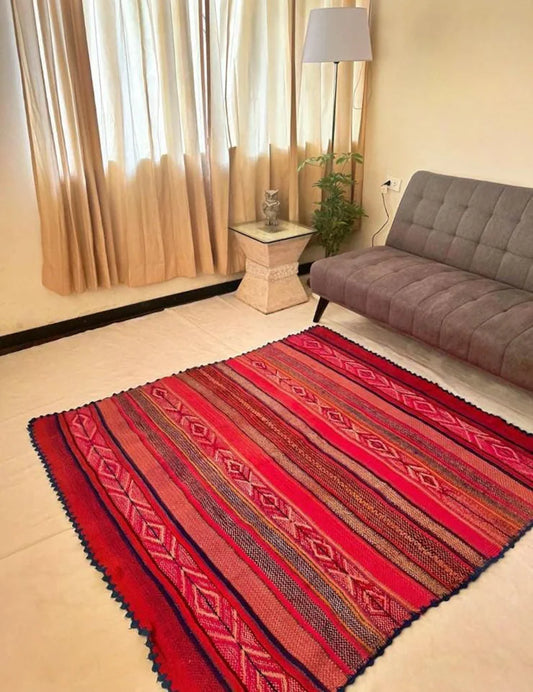 K'AKLLATULL - Peruvian Rug - Blanket