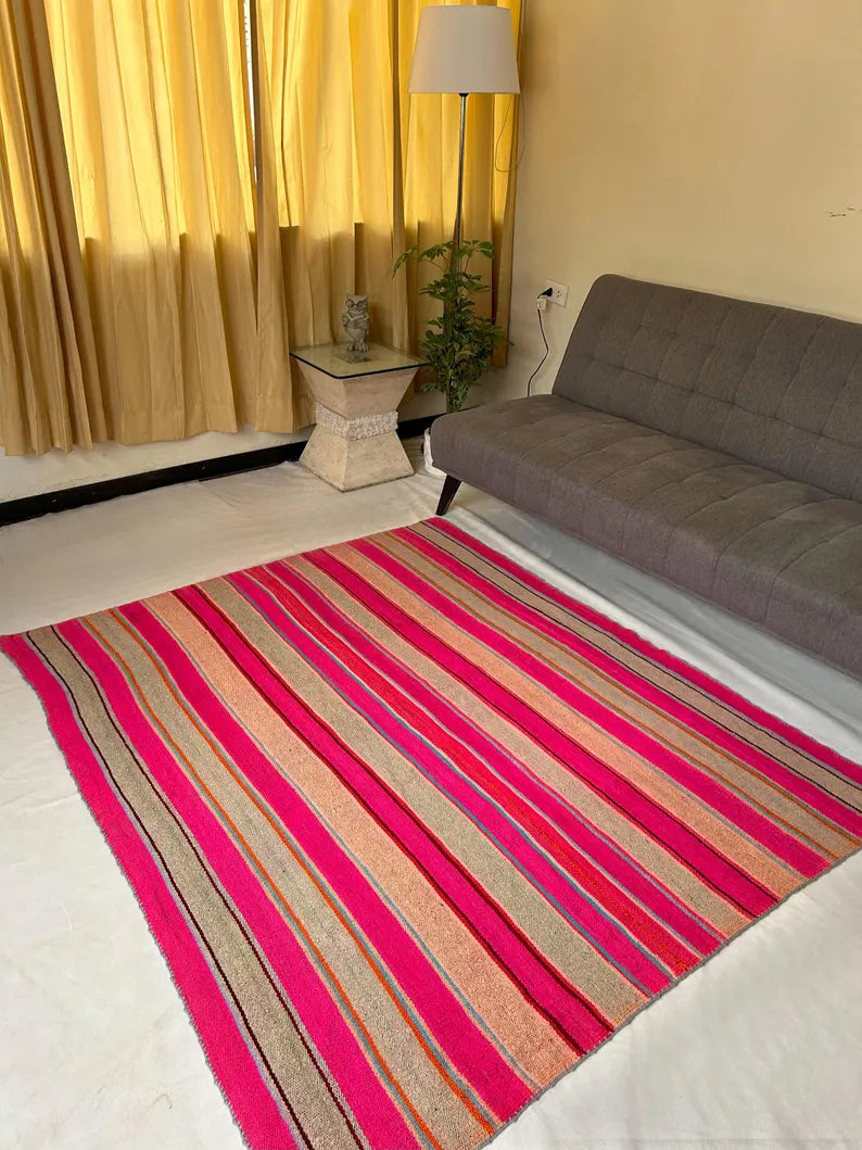KUSISQ'A - Peruvian rug - Blanket